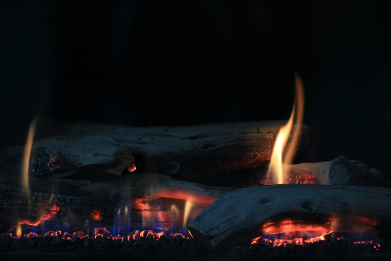 Gas fireplace flames — ignition repair diagnosis